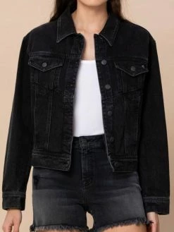 Hidden Jeans Dakota Black Classic Denim Jacket
