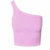 Nikibiki Junie One Shoulder Vintage Orchid Tops