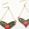 Verdier Hearts & Roses Earrings 2 Verdier Hearts & Roses Earrings