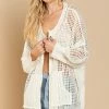 POL Clothing Tops Serenity Off White Cardigan 1 POL Clothing Tops Serenity Off White Cardigan