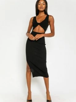 Olivaceous Never Say Never Black Dress Dresses
