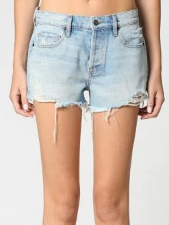 Hidden Jeans Kenzie 2 MR Classic Frayed Denim Short Bottoms