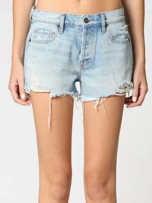 Hidden Jeans Kenzie 2 MR Classic Frayed Denim Short Bottoms 3 Hidden Jeans Kenzie 2 MR Classic Frayed Denim Short Bottoms