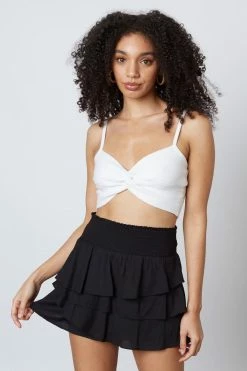 Cotton Candy Bottoms Adari Black Skort