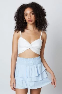 Cotton Candy Bottoms Adari Chambray Skort 8 Cotton Candy Bottoms Adari Chambray Skort