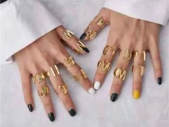 Rae & Jade ACCESSORIES Lido Bold Initial Ring