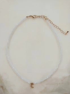 Rae & Jade Mini Beaded Choker With Moon ACCESSORIES 7 Rae & Jade Mini Beaded Choker With Moon ACCESSORIES