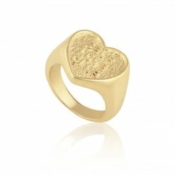 Sahira ACCESSORIES Gold Self Love Club Ring