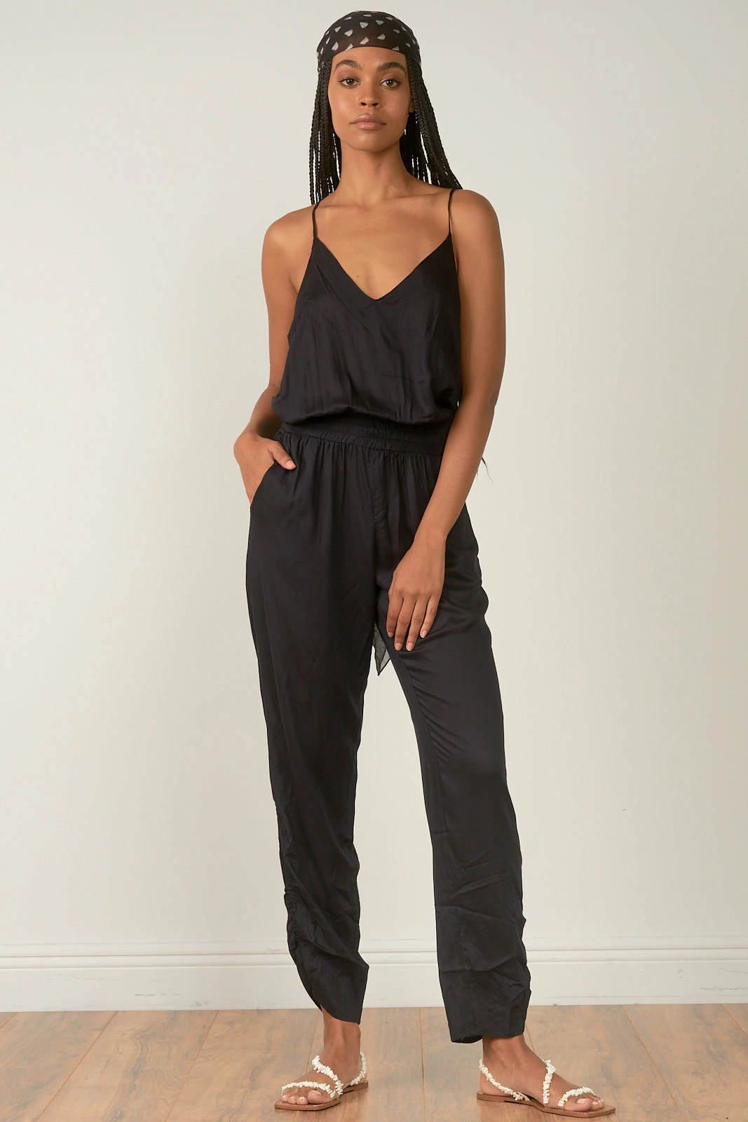 Elan Rompers & Jumpsuits Black Smocked Waist Jumpsuit 5 Elan Rompers & Jumpsuits Black Smocked Waist Jumpsuit