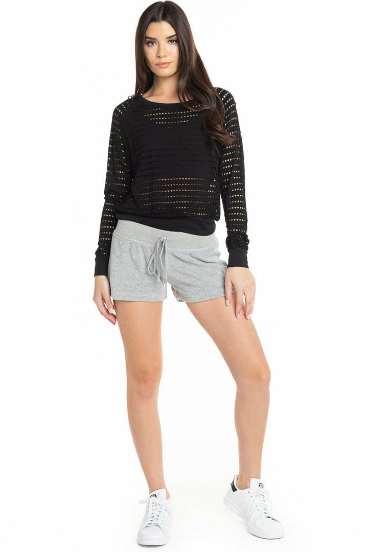 Hardtail Low Rise Heather Grey Terry Short 5 Hardtail Low Rise Heather Grey Terry Short