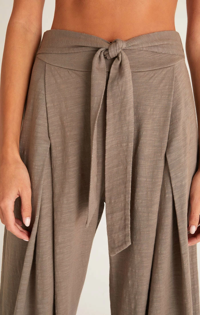 ZSupply Yara Moss Grey Slub Pant Bottoms 4 ZSupply Yara Moss Grey Slub Pant Bottoms